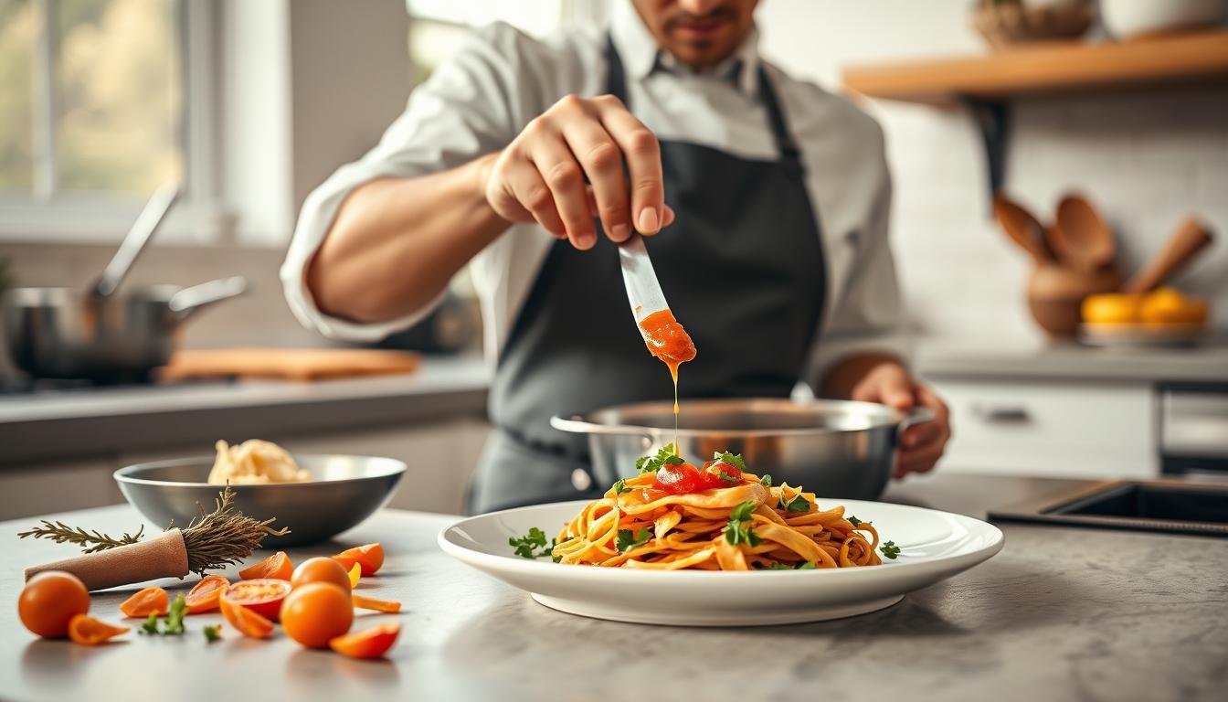 Fresh ingredients for healthy home cooking
