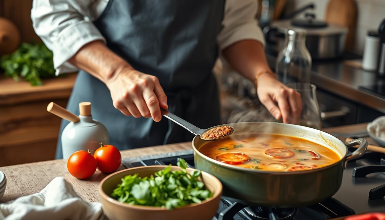 Freshly baked homemade cake in a kitchen setting